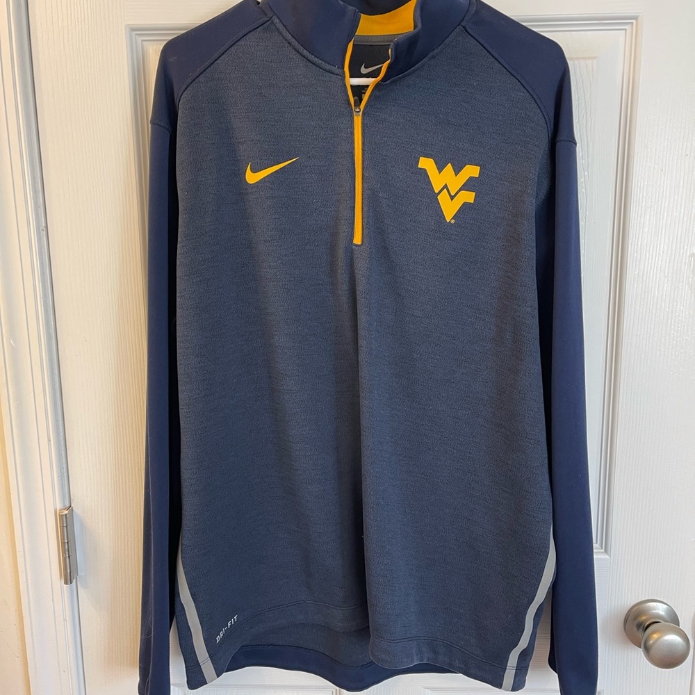 Nike WVU Dri-Fit quarter zip